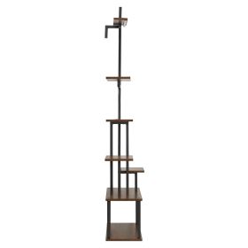 VEVOR Plant Stand Indoor with Grow Lights, 65.5 in Tall 7-Tiered Lighted Plant Shelf, 2 Pack Metal Corner Plants Holder, 3 Timer & 10 Brightness