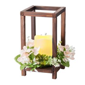 VEVOR 10 Set/30 Pcs Wooden Wedding Lantern Centerpiece