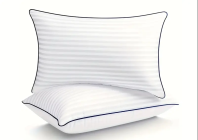 Bed Pillows Stripe, 1pack (Option: 51x71cm)