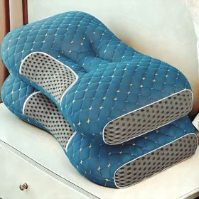 YBZ 3D Knitted Cotton Massage Pillow 2pack (Option: Atrovirens)